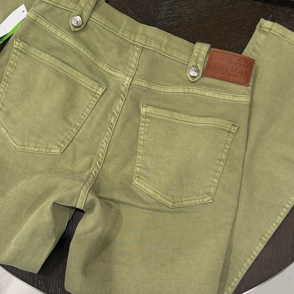 Sam Edelman Sage Green kick flare Jeans size 26 - Picture 13 of 16